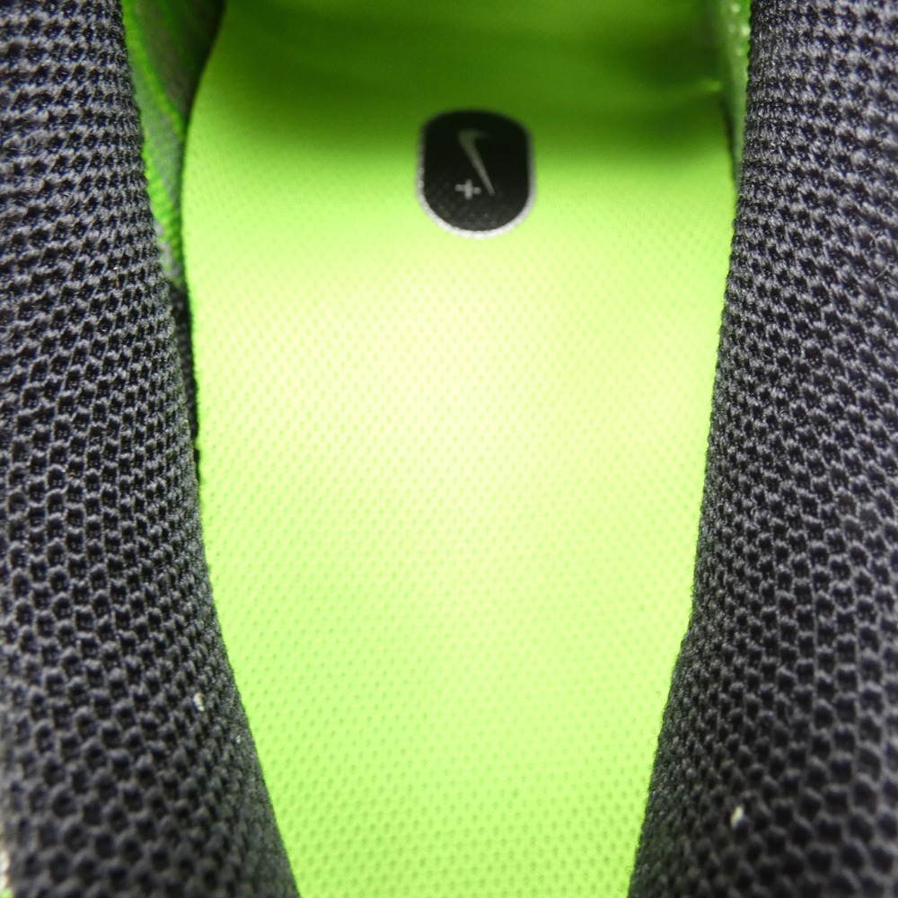Nike Flyknit Lunar1+ Electric Green Black Running Shoes 554887-300 Mens 11.5 - Picture 9 of 10